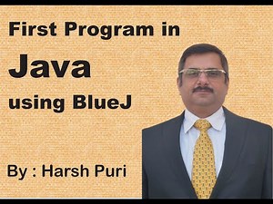Computer Science for ICSE Class VIII onwards. How to make your first prog on BlueJ + Jdk