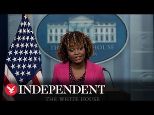 Live: Karine Jean-Pierre holds the daily White House briefing