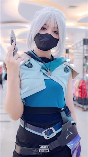 Cosplay Jett - Valorant #cosplay #jedagjedug #cosplayer #jett #valorant #game #jettvalorant