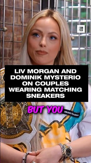 Liv Morgan & Dominik Mysterio on couples wearing matching sneakers #sneakershopping