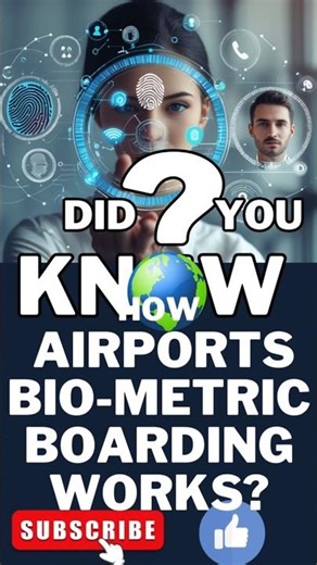 How Airports Bio-metric Facial Recognition Scan Boarding Passengers Works Travel Automation Check-In