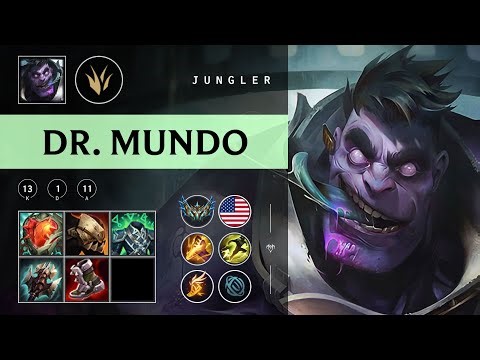 Dr. Mundo Jungle vs Malphite - NA Challenger Patch 25.24