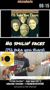 I'LL TAKE YOU THERE - STAPLE SINGERS | FRANKS BASS COVERS #shorts2025