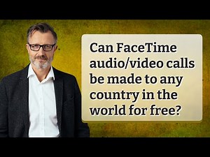 Can FaceTime audio/video calls be made to any country in the world for free?