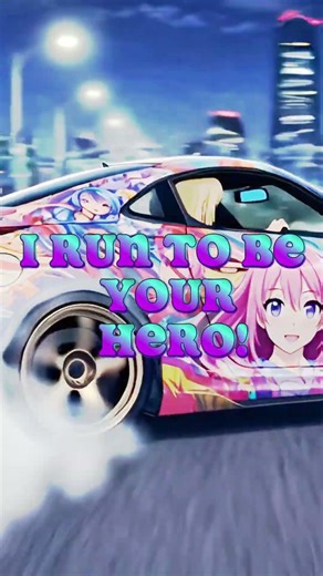 Eurobeat makes you feel like a hero!⚡ #eurobeat #anime #initiald #nightdrive #animeracing