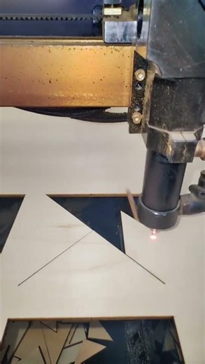 This Laser Makes Perfect Shapes Every Time!Wood Laser Cutting Co2 Laser Cutting Machine