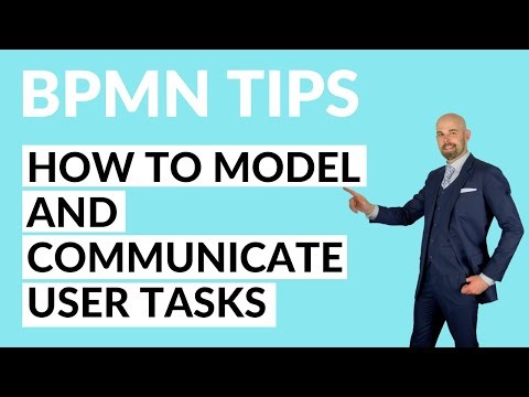 How to Model User Tasks using BPMN