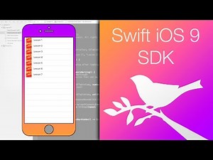 Swift 2 iOS 9 SDK - Урок 4 - Простейшая TableView //Xcode 7 | iOS 9