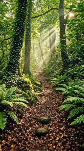 Mystical Forest Walk 🌿 | Relaxing Nature Scenery in 4K UHD #adilofficial7991