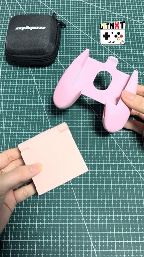Pink Miyoo Mini Flip with Pink Grip💕#litnxt #retrogaming #gamingconsole #gaming #miyoo #handheld