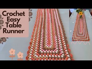 Crochet Easy Table Runner