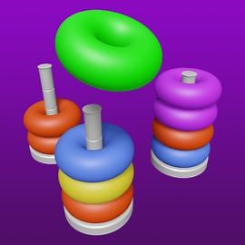3D Color Sort Hoop Stack for Android/iOS - TapTap