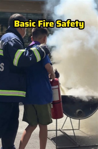 Basic Fire Safety 🔥 #iskawtbalara #balara #balarahighschool #boyscout #scouting #seniorscout #fyp #kid #kab #kidscout #fire #firesafety