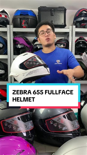 Zebra 655 Fullface Helmet: Complete Color Collection