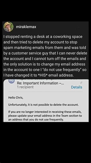 they said i couldn't unsubscribe, so i got creative | Subscribe for more #motivation 😊👍