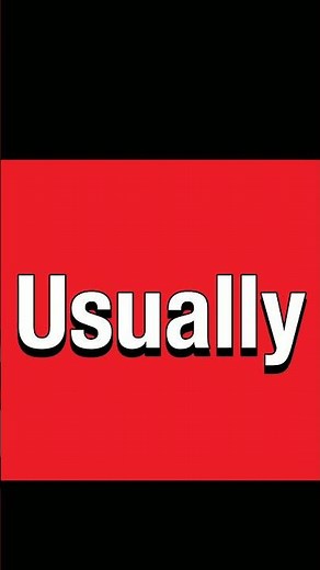 How to pronounce Usually