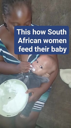 Traditional African Mother Feeding Her Baby | Heartwarming Moments