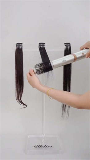 Easy Salon Blowout Look at Home | Smooth Hair with Curly Ends
