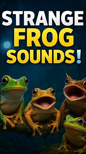 “Different Frog Sounds You’ve Never Heard Before " #natureshorts #nature #wildlife