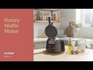 VonShef Rotating Waffle Maker