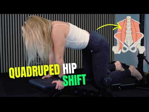 Tight QL & Low Back? Try This Weighted Hip Shift for MOBILITY & Strength (intermediate)