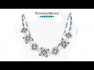 Nested Pearls Necklace - DIY Jewelry Making Tutorial by PotomacBeads
