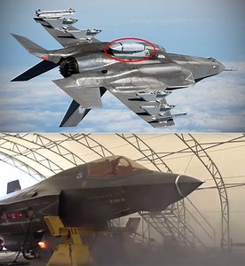 F-35B Fighter Jet Fires Gun Pod While Flying for the First Time