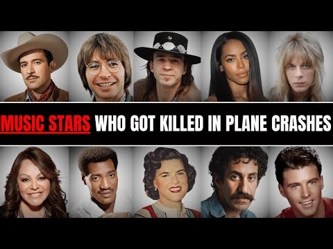 Top 10 Most Tragic Celebrity Plane Crashes in History that Wiped out Music Lgends (Documentary)