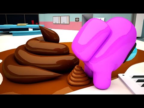 AMONG US POOP! / 9494 / IMPOSTOR POOPED EVERYWHERE! / THE FUNNIEST ANIMATIONS! / #game #memes #funny