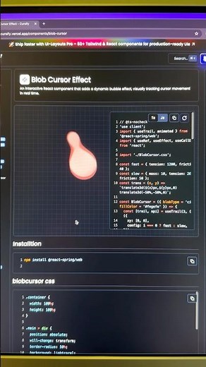 Find almost any customizable cursor animation #productivity #cursor #animation