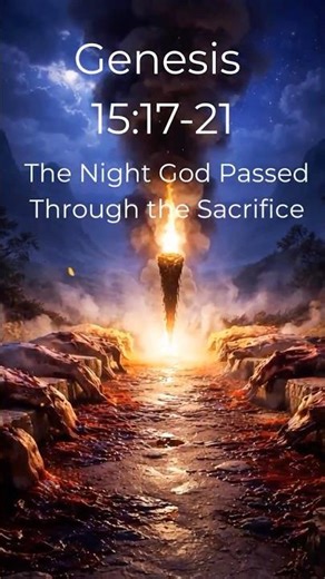 Genesis 15:17-21 ~ Fire and Smoke Appear in the Darkness
