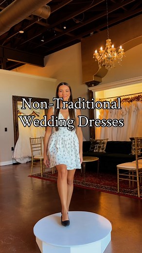 Wedding gowns for the non-traditional bride… which bridal look is your favorite?💍✨ Did you know, at Elizabeth Lee we specialize in bespoke bridal and evening wear which means every dress is fully customizable and made to order! You can take the top of one dress and the bottom of another, change the neckline, skirt shape, color, and more. We can even create an entirely new design tailored specifically for your bridal style! Stop the endless shopping for basic wedding dresses and create your dres