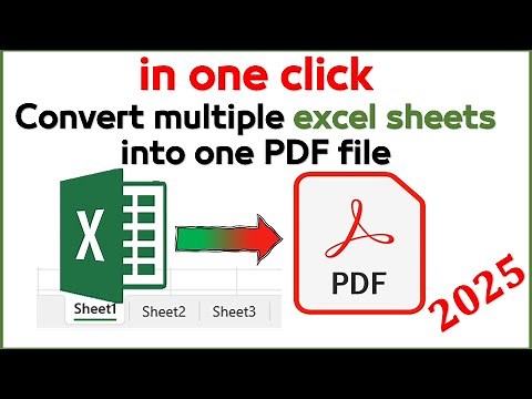 Save Multiple Excel Sheets as one PDF File