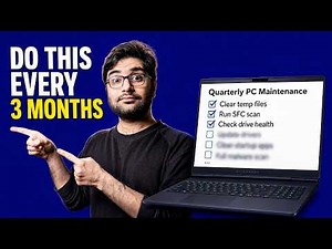 Do This Every 3 Months to Keep Your PC Running Like New