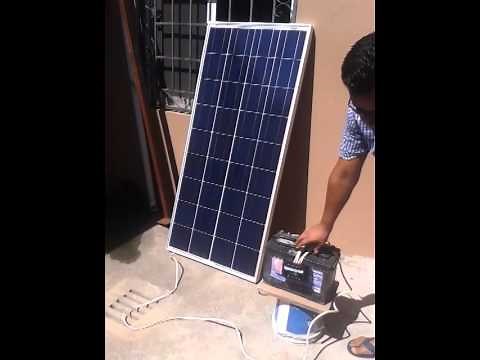 como conectar panel solar