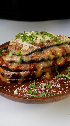Delicious Ground Beef Eggplant Stack Recipe