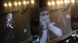 Adele brings fans on stage when she sees mid-song proposal | Daily Mail Online