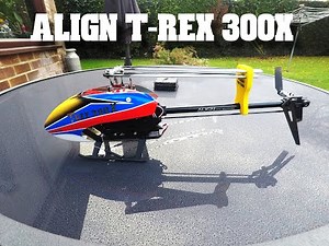 Align T rex 300x Mateksys g474 h-lite flight controller using Rotorflight, Flight in horizon mode