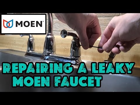 HOW TO FIX A FAUCET DRIPPING - MOEN. EASY!