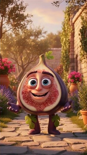 The fig tree that's babbling in colloquial Arabic 😂🍈 | Hilarious 3D Algerian food animation 🔥 #ca...