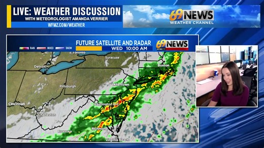 Monday Morning Facebook Live Weather Discussion with WFMZ Meteorologist. | WFMZ