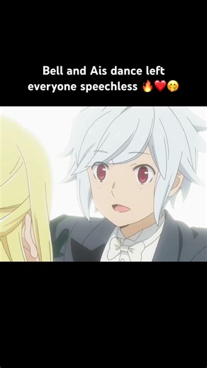 Bell and Ais dance left everyone speechless | Danmachi #anime #animeshorts #shorts