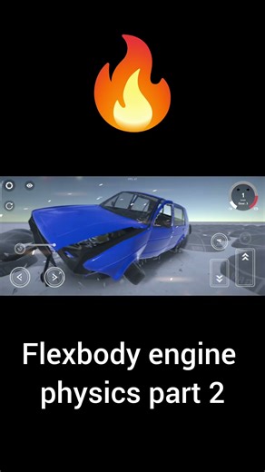 Flexbody engine physics part 2🔥 #carcrash #flexbody #physics