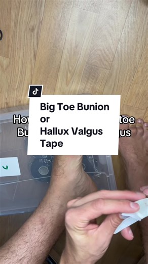 Big Toe Bunion Taping Guide