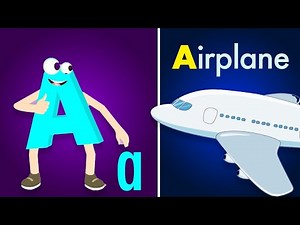 ABC Phonics Song 2 with Two Words | A for Airplane | Learn Alphabet Sounds For Children