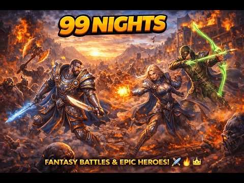 99 Nights Gameplay 🌙🔥 | Dark Adventure Challenge