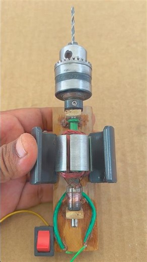 Winding drill machine #diy #drilling