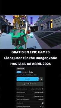 🤖 ¡CORRE! Consigue Clone Drone in the Danger Zone GRATIS en Epic Games #Gaming #Gratis