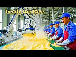 Inside the Rice Modern Factory: From Raw Harvest to Premium Rice (Full Process)