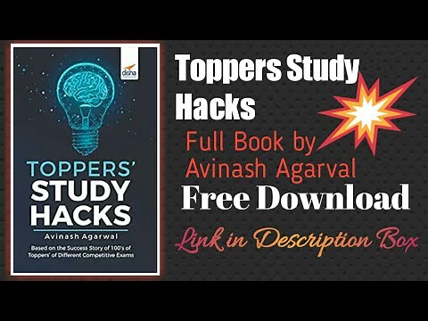 Toppers Study Hacks Book Pdf Download | Helpfull for Boards,Collages,JEE,NEET exams | Jhakas Book |